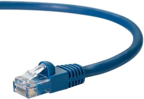كابل NavePoint CAT5e UTP Ethernet Network RJ45 Snagless Patch 75 قدم، أسود in Saudi Arabia