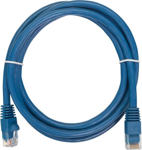 كابل NavePoint CAT5e UTP Ethernet Network RJ45 Snagless Patch 75 قدم، أسود in Saudi Arabia