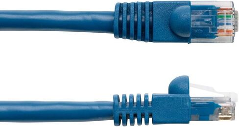 كابل NavePoint CAT5e UTP Ethernet Network RJ45 Snagless Patch 75 قدم، أسود in Saudi Arabia