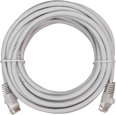 كابل NavePoint CAT5e UTP Ethernet Network RJ45 Snagless Patch 75 قدم، أسود in Saudi Arabia