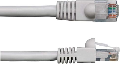 كابل NavePoint CAT5e UTP Ethernet Network RJ45 Snagless Patch 75 قدم، أسود in Saudi Arabia