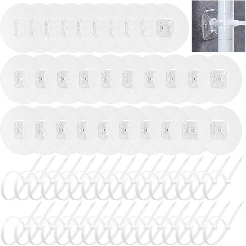15 Pair Furniture Anchors for Baby Proofing, No Drill Furniture Anchors with Furniture Strap, Self-Adhesive Secure Cabinet Safety Wall Anchors Anti Tip Furniture Safety Straps for Child in Saudi Arabia