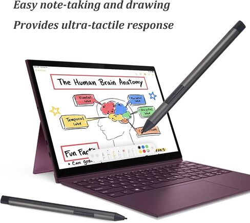 Digital Pen 2 Compatible for Lenovo Digital Pen 2,Compatible with Lenovo IdeaPad Flex 5/7 Series,Yoga 6/7/9 Series,Yoga Book 9/7i/2i,13w/300w Yoga,ThinkBook 13x G2 IAP-21AT Pen(Gray) in Saudi Arabia