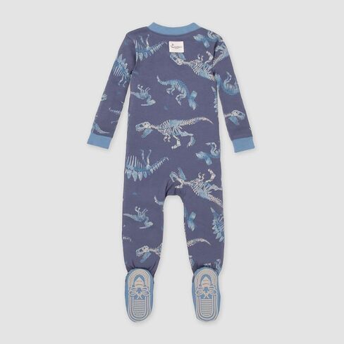 Burt's Bees Baby Baby Boys Sleepers, 100% Organic Cotton, One-piece PJs, Diagonal Zip Up Jumpsuit, Snug Fit Pajamas with Snap Tab in sizes 12, 18, and 24 Months in Saudi Arabia