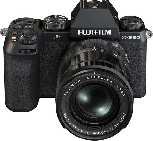 Fujifilm X-S20 Mirrorless Digital Camera XF16-50mmF2.8-4.8 R LM WR - Black in Saudi Arabia