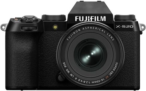 Fujifilm X-S20 Mirrorless Digital Camera XF16-50mmF2.8-4.8 R LM WR - Black in Saudi Arabia
