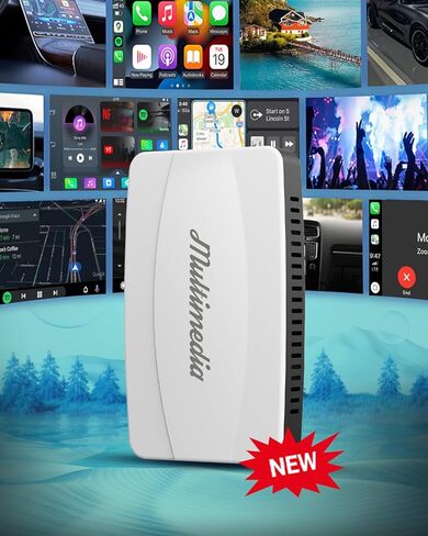 محول Play2video-pro اللاسلكي Carplay/Android Auto 3 في 1 مدمج في تدفق Netflix YouTube IPTV للسيارات السلكية في المصنع مع تحديث Carplay Onine in Kuwait
