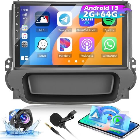 [2+64G] for Chevrolet Chevy Malibu 2011-2014 Android 13 Stereo Wireless CarPlay Android Auto, 9 Inch Touch Screen GPS Navigation Radio with WiFi FM RDS BT Backup Camera in Saudi Arabia