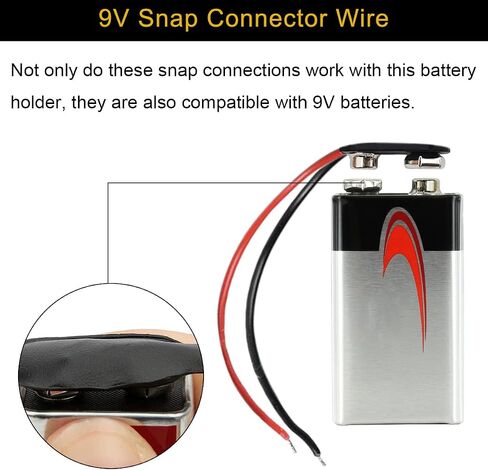8 PCS 4 AA Battery Holder 6V Battery Case Box with Snap Connector 2-Pin Converter Wire I-Type, 4 Slots Battery Holder for LED Light Strip RC Car Safe, Plastic Battery Box in Saudi Arabia