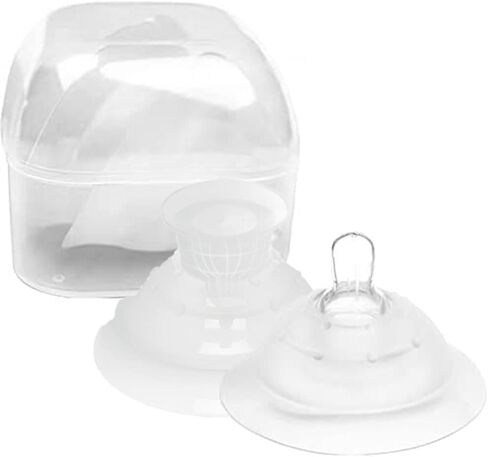 Nipple Shield Breastfeeding Nipple Shield 20mm for Nursing Newborn Using for Latch Difficulties 2 PCS … in Kuwait