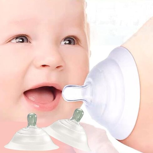 Nipple Shield Breastfeeding Nipple Shield 20mm for Nursing Newborn Using for Latch Difficulties 2 PCS … in Kuwait