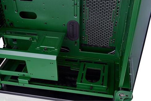 ثيرمالتاكي كور P6 TG Racing Green | حافظة كمبيوتر ATX متوسطة البرج | 3 × لوحة جانبية من الزجاج المقسى 4 مم | حامل حائط | أخضر in Saudi Arabia