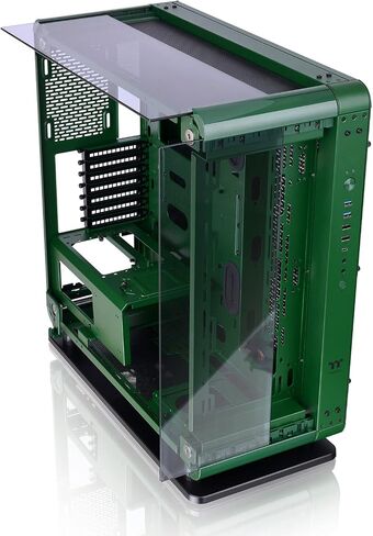 ثيرمالتاكي كور P6 TG Racing Green | حافظة كمبيوتر ATX متوسطة البرج | 3 × لوحة جانبية من الزجاج المقسى 4 مم | حامل حائط | أخضر in Saudi Arabia