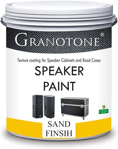 GRANOTONE Sand Finish Speaker Paint Texture Coating for Speaker Cabinets, Road Cases, Metal & Furniture | Water-Based Formula | Versatile Textured Coating | 1 Quart Size in Saudi Arabia