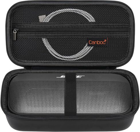 Canboc Carrying Case Compatible with Bose SoundLink Flex Bluetooth Speaker, Wireless Bluetooth Outdoor Speaker Box, Mesh Pocket fit USB Cable, Purple (Case Only) in Saudi Arabia