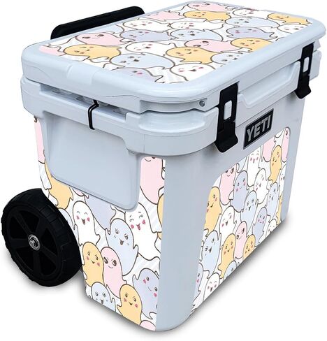 Carbon Fiber Skin Compatible with Yeti Roadie 32 Wheeled Cooler - Mono Hip Hop - Premium 3M Vinyl Protective Wrap Decal Cover - Easy to Apply | Crafted in The USA by MightySkins in Saudi Arabia