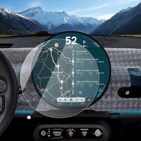 LUWU Mini Cooper Screen Protector for Mini Cooper Accessories 2024 2025 Mini Cooper Mini Countryman F60 Mini Aceman 9.4" Screen Protector PET Plastic Mini Cooper Touchscreen Infotainment Display 2PCS in Saudi Arabia