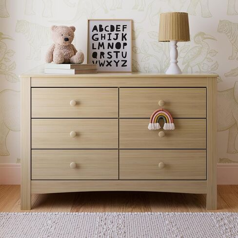 Graco Noah 3 Drawer Chest with Changing Topper (Pebble Gray) – GREENGUARD Gold Certified, Baby Dresser Table Top, for Nursery, Kids in Saudi Arabia