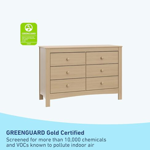 Graco Noah 3 Drawer Chest with Changing Topper (Pebble Gray) – GREENGUARD Gold Certified, Baby Dresser Table Top, for Nursery, Kids in Saudi Arabia