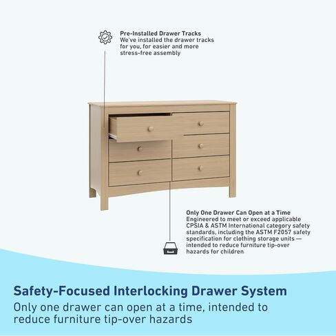 Graco Noah 3 Drawer Chest with Changing Topper (Pebble Gray) – GREENGUARD Gold Certified, Baby Dresser Table Top, for Nursery, Kids in Saudi Arabia