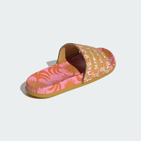 adidas Women's Adilette Comfort Sandals Slide, Semi Pink/Victory Gold/Victory Gold, 9 in Saudi Arabia