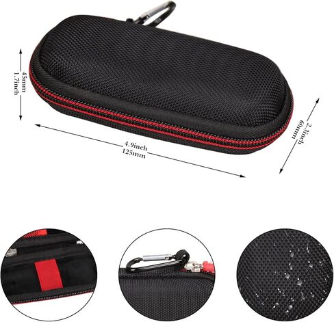 Mchoi حافظة صلبة مناسبة لمسجل الصوت الرقمي، ومشغلات MP3/MP4، وكابل USB، وسماعات Bose QC20، وبطاقات الذاكرة، حافظة فقط in Saudi Arabia