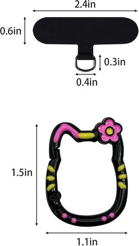 6 Pack Cell Phone Lanyard,Phone Tether Tab,Phone Charms Strap,Anti Theft Phone Strap,Phone Leash in Saudi Arabia
