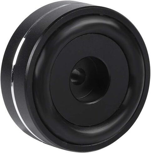 Speaker Isolation Feet Pad Stand, Aluminum Alloy Cone Pad Isolation Base Feet Pads Absorb Shock for Audio Speaker Amplifier (4CPS 40 * 15mm)(Black) in Saudi Arabia