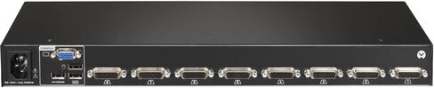 Vertiv Avocent 1x4 Rackmount or Desktop, Single-User KVM Switch with USB, Touch Button and Hotkey Switching, Cascade Support and Internal Power Supply, Ideal for Small Data Centers (AV104-400) in Saudi Arabia