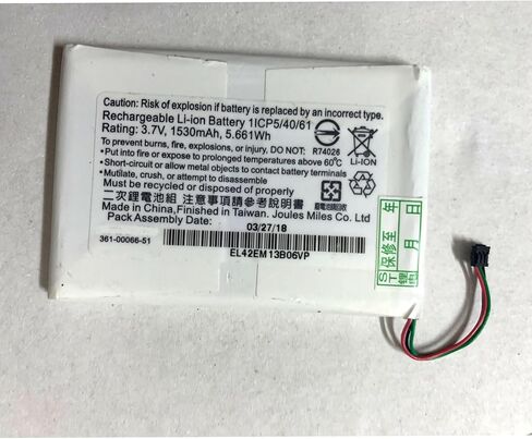 361-00066-51 بديل للبطارية المتوافقة مع Garmin 361-00066-51، 3.7 فولت 1530 مللي أمبير في الساعة in Kuwait
