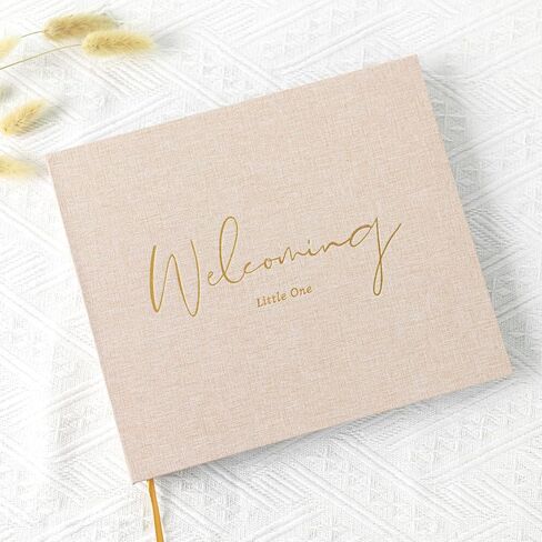 Linen Pregnancy Week by Week Journal: Keepsake Memory Book for Expecting Moms, Captures Every Milestones Through the Pregnancy till Baby’s 1st Year – Crafted with 160gsm Paper (Linen) in Saudi Arabia