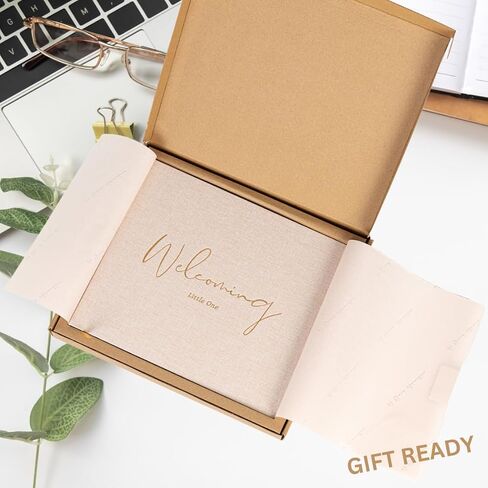 Linen Pregnancy Week by Week Journal: Keepsake Memory Book for Expecting Moms, Captures Every Milestones Through the Pregnancy till Baby’s 1st Year – Crafted with 160gsm Paper (Linen) in Saudi Arabia