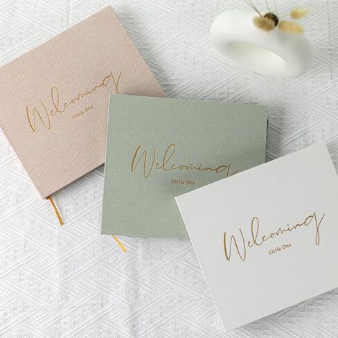 Linen Pregnancy Week by Week Journal: Keepsake Memory Book for Expecting Moms, Captures Every Milestones Through the Pregnancy till Baby’s 1st Year – Crafted with 160gsm Paper (Linen) in Saudi Arabia