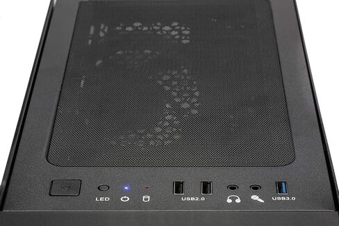 كمبيوتر Skytech Shadow للألعاب، Ryzen 5 7600X 4.7 جيجا هرتز (5.3 جيجا هرتز Turbo Boost)، AMD RX 7600 8 جيجا GDDR6، 1 تيرابايت SSD، 16 جيجا DDR5 RAM 5200، 650 وات Gold PSU، Wi-Fi، Win 11 Home in Kuwait