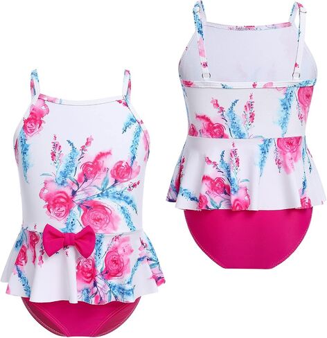 Mommy and Me Swimsuits Family Swimsuits Matching Set Girls Womens One Piece Swimsuits Cover up Swimwear Bathing Suits in Saudi Arabia