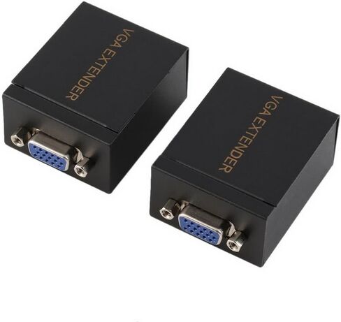 VGA عبر شبكة كابل محول موسع مكرر RJ45 Cat5e Cat6 60M 1080P in Saudi Arabia