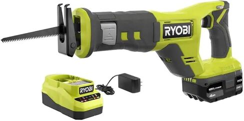 RYOBI ONE+ 18V Cordless Reciprocating Saw Kit with 4.0 Ah Battery and Charger in Saudi Arabia