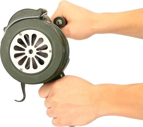 كرنك اليد YaeTek بصوت عالٍ 115 ديسيبل، كرنك يدوي يعمل يدويًا، إنذار / صفارة إنذار معدنية محمولة (غارة جوية) in Kuwait