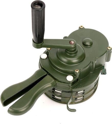 كرنك اليد YaeTek بصوت عالٍ 115 ديسيبل، كرنك يدوي يعمل يدويًا، إنذار / صفارة إنذار معدنية محمولة (غارة جوية) in Kuwait