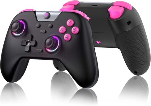 EasySMX X05 2.4g Wireless Controller for PC/iPhone/Android/Switch & Steam Deck- Bluetooth Controller Gamepad with Hall Effect Joysticks and Trigger,Turbo,Rumble Vibration and RGB Lighting in Saudi Arabia