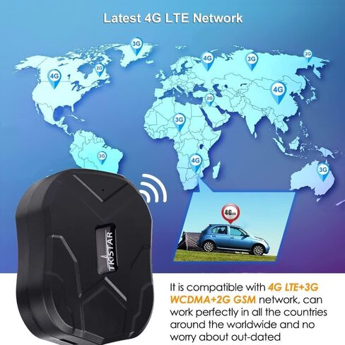 GPS Tracker, Real Time GPS Tracker for Vehicles 150 Days Long Time Standby Waterproof Strong Magnet Car GPS Tracker Tracking Device for SUV Car/BUS/Trucks Fleet Management TK905B in Saudi Arabia