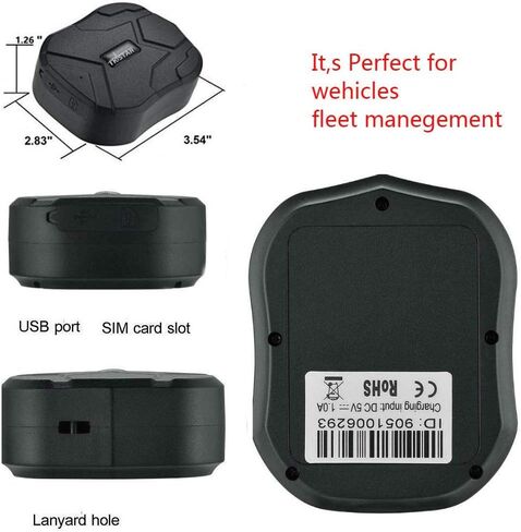 GPS Tracker, Real Time GPS Tracker for Vehicles 150 Days Long Time Standby Waterproof Strong Magnet Car GPS Tracker Tracking Device for SUV Car/BUS/Trucks Fleet Management TK905B in Saudi Arabia