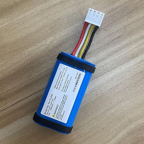 بطارية فليب 6، بطارية بديلة لـ JBL Flip 6، FLIP6، BLUAM JBLFLIP6REDAM GSP-1S2P-F6D، 3.7 فولت in Kuwait