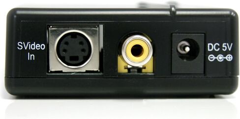 StarTech.com محول مركب وS-Video إلى HDMI مع صوت - محول فيديو - فيديو مركب، S-Video - HDMI - أسود - VID2HDCON in Saudi Arabia