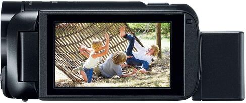 Canon VIXIA HF R800 Camcorder (Black) (1960C002) + 64GB Memory Card + BP727 Battery + Case + Filter Kit + Card Reader + Telephoto Lens + Flex Tripod + Cap Keeper + Memory Wallet + More (Renewed) in Saudi Arabia