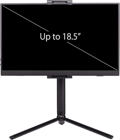 iPad Stand for Desk Tablet Holder Portable Monitor Stand 18.5 inch with Super Wide Clamp Swivel Tilt Ball Joint Telescopic Pole and Foldable Tripod for 6.5-18.5" Monitor Kindle FL11C in Saudi Arabia