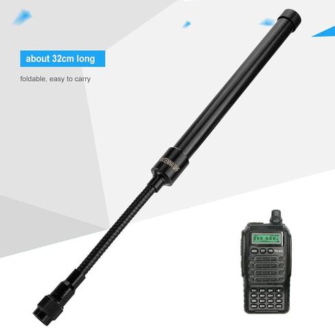 هوائي، هوائي تكتيكي قابل للطي برأس TNC، هوائي راديو محمول باليد في اتجاهين in Kuwait