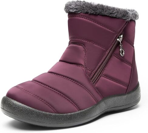 DREAM PAIRS Women's Winter Snow Boots Ankle Warm Fur Lined Comfortable Lightweight Outdoor Booties in Saudi Arabia