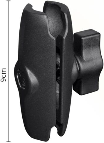 Strg Phone Holder with Double Socket Arm Compatible with 1" Ball Mount | Phone Mount Compatible with RAM Mount and B Size 1" Ball Mount Components, for Motorcycle Bike Handlebar Car Truck Kayak etc in Saudi Arabia