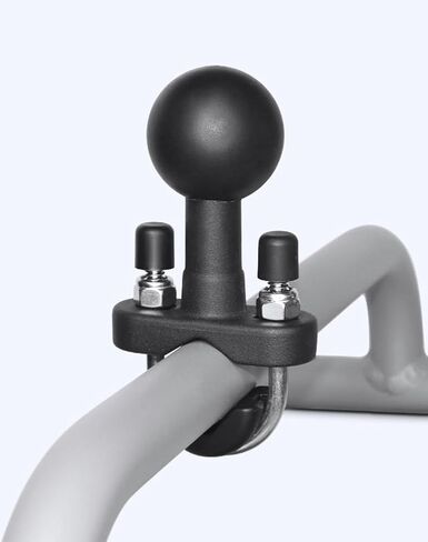 Strg Phone Holder with Double Socket Arm Compatible with 1" Ball Mount | Phone Mount Compatible with RAM Mount and B Size 1" Ball Mount Components, for Motorcycle Bike Handlebar Car Truck Kayak etc in Saudi Arabia
